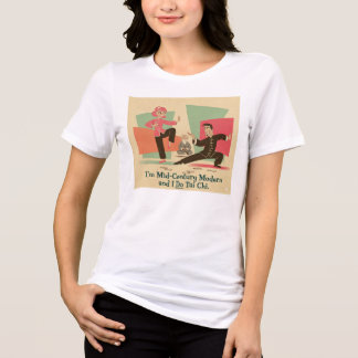ミッドセンチュリーモダン+太極拳 トライブレンドＴシャツ