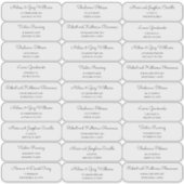 ミッドセンチュリーモダンMCMゲスト住所 シール (正面)