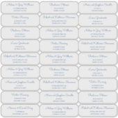 ミッドセンチュリーモダンMCMゲスト住所 シール (正面)