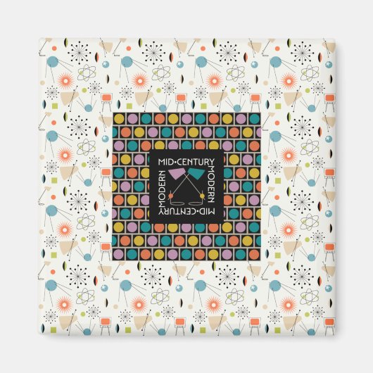 ミッドセンチュリーランプマグネット マグネット (正面)