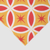 ミッドセンチュリーレトロスターバストオンレッドサークル 薄葉紙 (詳細)