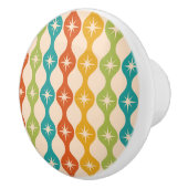 ミッドセンチュリーレトロスターバストオンogee pattern セラミックノブ (右)