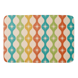 ミッドセンチュリーレトロスターバストオンogee pattern バスマット