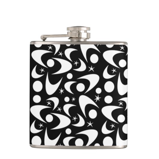 ミッドセンチュリーレトロブーメランズ フラスク (正面)