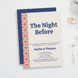 ミッドセンチュリーレトロリハーサルディナー 招待状