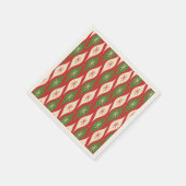 ミッドセンチュリーレトロヴィンテージクリスマスオーナメント スタンダードカクテルナプキン (角)