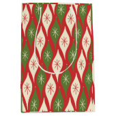 ミッドセンチュリーレトロヴィンテージクリスマスオーナメント ミディアムペーパーバッグ (正面)