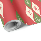 ミッドセンチュリーレトロヴィンテージクリスマスオーナメント ラッピングペーパー (ロールコーナー)