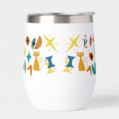 ミッドセンチュリーレトロ型水筒 (左面)