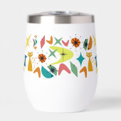 ミッドセンチュリーレトロ型水筒 (正面)