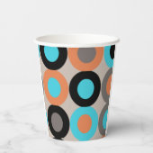 ミッドセンチュリーレトロ紙カップ 紙コップ (裏面)