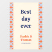 ミッドセンチュリーレトロ結婚ズ ウィンドウサイン (シート)