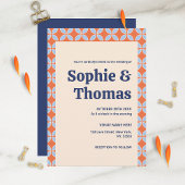 ミッドセンチュリーレトロ結婚ズ 招待状