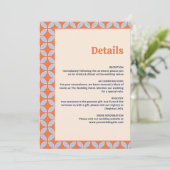 ミッドセンチュリーレトロ結婚ズ 招待状 (スタンド正面)