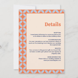 ミッドセンチュリーレトロ結婚ズ 招待状