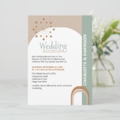 ミッドセンチュリーレトロ結婚ズ 招待状 (スタンド正面)