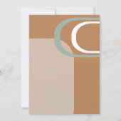 ミッドセンチュリーレトロ結婚ズ 招待状 (裏面)