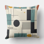 ミッドセンチュリーレトロ モダン クッション (裏面)