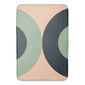 ミッドセンチュリーレモモダンングラス石板 バスマット (正面縦)