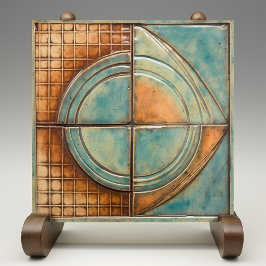 ミッドセンチュリーヴィンテージアクアアーク タイル