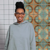 ミッドセンチュリーヴィンテージアクアアーク タイル