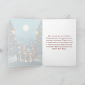 ミッドセンチュリーヴィンテージクリスマスカロラーズレトロ シーズンカード (内部)