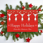 ミッドセンチュリーヴィンテージクリスマストインデアカスタムー シーズンカード