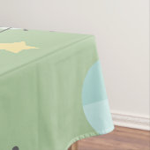 ミッドセンチュリーヴィンテージクリスマス雪だるま テーブルクロス (インサイチュ)