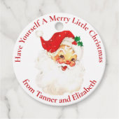 ミッドセンチュリーヴィンテージサンタクロースカスタムホテル フェイバータグ (正面)