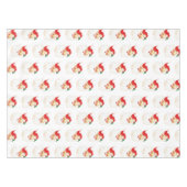 ミッドセンチュリーヴィンテージサンタクロース テーブルクロス (正面(横))