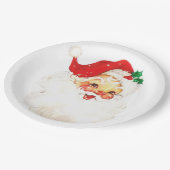 ミッドセンチュリーヴィンテージサンタクロース ペーパープレート (アングル)