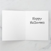 ミッドセンチュリーヴィンテージスタイルブラックキャットソサエティ カード (内部)