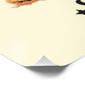 ミッドセンチュリーヴィンテージスタイルブラックキャットソサエティ ポスター (コーナー)