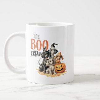 ミッドセンチュリーヴィンテージスタイル「The Boo Crew」 20 oz. ジャンボコーヒーマグカップ