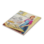 ミッドセンチュリーヴィンテージハウスウィフインキッチンベーキング タイル (側面)