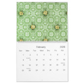 ミッドセンチュリーヴィンテージ1963壁紙レトロ60s カレンダー (2月 2026)