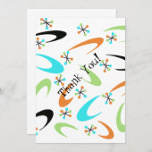 ミッドセンチュリー原子サンキューカード サンキューカード (正面/裏面)