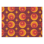 ミッドセンチュリー原子スターバストオンヴィンテージサークル テーブルクロス (正面(横))