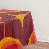 ミッドセンチュリー原子スターバストオンヴィンテージサークル テーブルクロス (インサイチュ)
