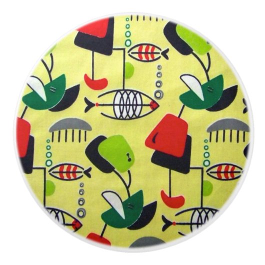 ミッドセンチュリー原子モダンデザインセラミックプル セラミックノブ (正面)