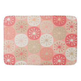 ミッドセンチュリー原子モダン点レトロパターン バスマット