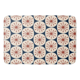 ミッドセンチュリー原子モダン点レトロパターン バスマット