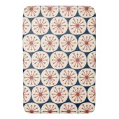 ミッドセンチュリー原子モダン点レトロパターン バスマット (正面縦)