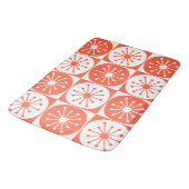 ミッドセンチュリー原子モダン点レトロパターン バスマット (アングル)