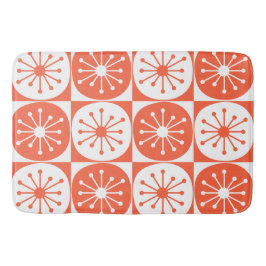 ミッドセンチュリー原子モダン点レトロパターン バスマット