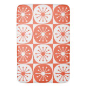 ミッドセンチュリー原子モダン点レトロパターン バスマット (正面縦)