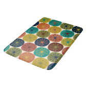 ミッドセンチュリー原子モダン点レトロパターン バスマット (アングル)