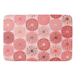 ミッドセンチュリー原子モダン点レトロパターン バスマット