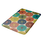 ミッドセンチュリー原子モダン点レトロパターン バスマット (アングル)