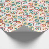 ミッドセンチュリー原子モダン的クリスマス ラッピングペーパー (角)